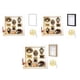 thumbnail image 5 of Bewildely Elegante mini caja de silueta de museo DIY. Recuerdos únicos con estilo. Marcos dorados para celebrar aniversarios. Decoración del Decoración del hogar blanco, 5 of 6