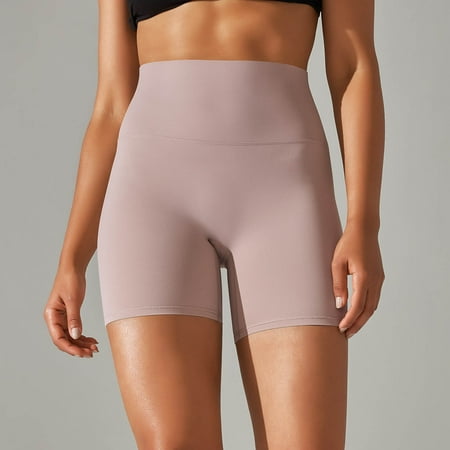 ZHUGeLI Biker Shorts for Women High Waist Tummy Control Stretch Spandex Workout Shorts for Yoga Running Athletic Gym