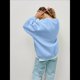 thumbnail image 4 of Sudaderas de Mujer con Cuello Redondo, Forro , Suéteres Oversize, Otoño 2025, Blusas Bonitas, Ropa Preppy Estilo-M XXL, 4 of 8