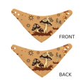 thumbnail image 6 of Kll Brown Mushrooms Dog Bandanas,Triangle Reversible Pet Scarf For Small Medium Large And Extra Large Dogs-Medium, 6 of 7