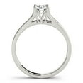 thumbnail image 4 of 14k White Gold Prong Set Solitaire Diamond Engmt Ring 1/2 cttw SZ 8.5, 4 of 4