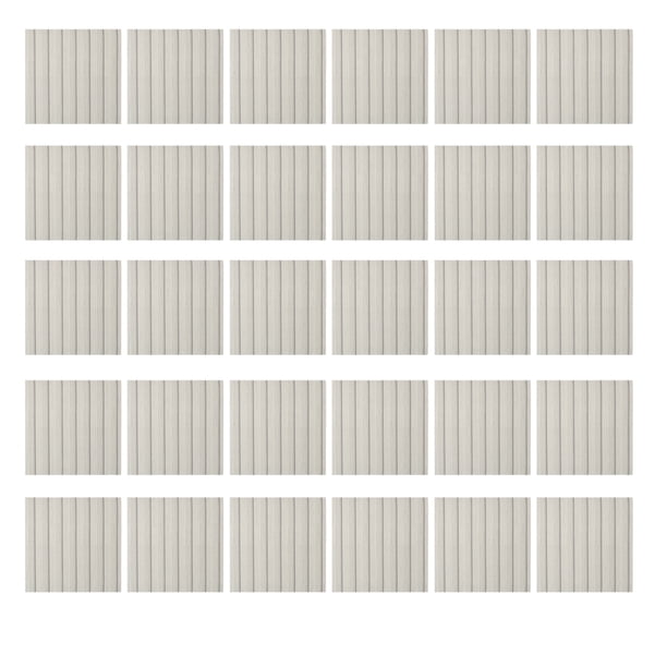 Panel de pared de listones de imitación madera, 30 x 30 cm, impermeable, de PET, adhesivo decorativo, tiras de imitación madera para renovación moderna del hogar.