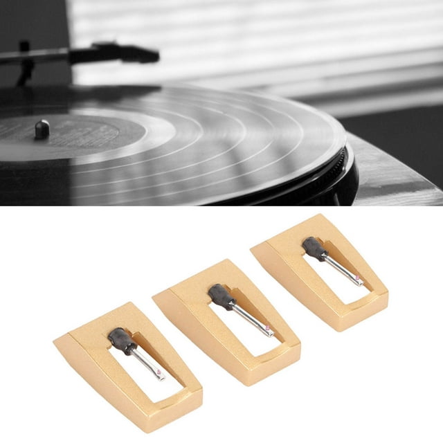Stylus de Reproducor de Discos, Fácil Instalacia de Tocadiscos de Reemplazo de Aguja para Fonógrafo para Fonógrafo