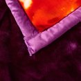 thumbnail image 6 of NC Contemporary Purple Printed Polyester Reversible Bed Blanket Queen, 6 of 6