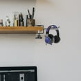 thumbnail image 2 of UPGRATOR Headphone Hanger Stand 1Set Universal Design for Headset Shelf Rack at Home and Work, 2 of 6