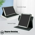 thumbnail image 2 of Dteck Universal Tablet Case for 9" - 11" Tablets, 360 Rotating Multi-Angle Stand Folio Cover for Onn 10.1" 10.5"/ iPad 10.2 / iPad 9.7 / Samsung Tab A 10.1/ Fire HD 10 /Lenovo Tab M10 Plus more, Green, 2 of 7