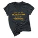 thumbnail image 2 of Xuyuer Women's Tshirt Women Funny Letter Print Short Sleeve Round Neck T Shirt Summer Vacation Tees Graphic Shirts Sayings Short Sleeve Vacation Casual Blouse Thankful Tee, 2 of 3