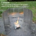 thumbnail image 3 of pitrice Aluminium Alloy Camping Stove Wind Foldable Replacement Smooth Screen Portable Anti-rust Windproof Picnic Board Tool Accessories with Drawstring Bag 12 Plates, 3 of 9