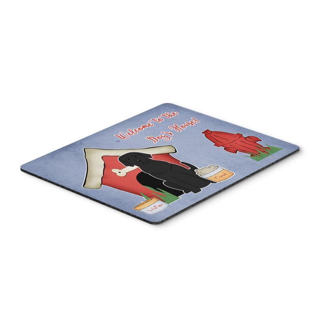 Carolines Treasures BB2811MP Dog House Collection Black Labrador Mouse Pad, Hot Pad or Trivet