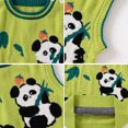 thumbnail image 5 of Odeerbi Infant Boys Girls Sweater Vest Fall Winter Thermal Sleeveless Sweater Soft Knitted Sweater Infant Clothes Green, 5 of 9