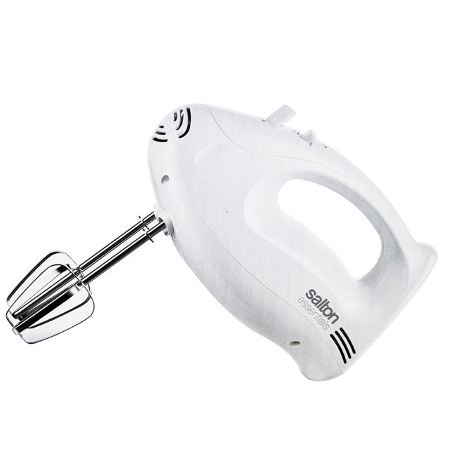 Salton Essentials - Mélangeur à Main à 5 Vitesses, 200 Watts, Blanc