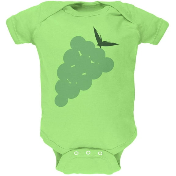 Halloween Green Grape Costume Soft Baby One Piece Key Lime 18 Month