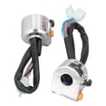 thumbnail image 3 of Handle Bar Light Controller, Universal Multifunction 2PCS Handlebar Switch Assembly Silver  for 50cc 22mm Handle Grip Scooter Disc Brake, 3 of 7