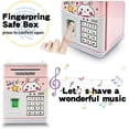 thumbnail image 2 of Electronic Piggy Bank, Kids Piggy Bank with Password Setting, ATM Piggy Bank, Pink, 2 of 4