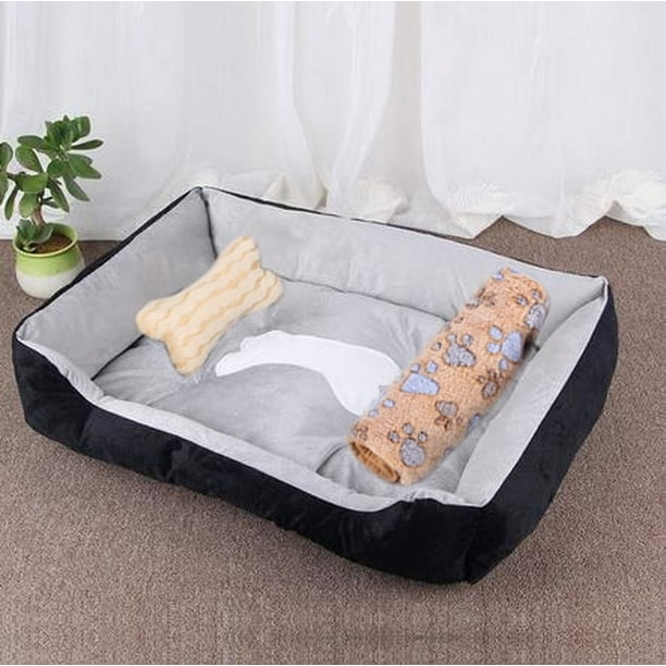Black Friday Deals On Dog Kennels Black Friday deal Pet Large Dog Bed Warm House Candy-colored Square