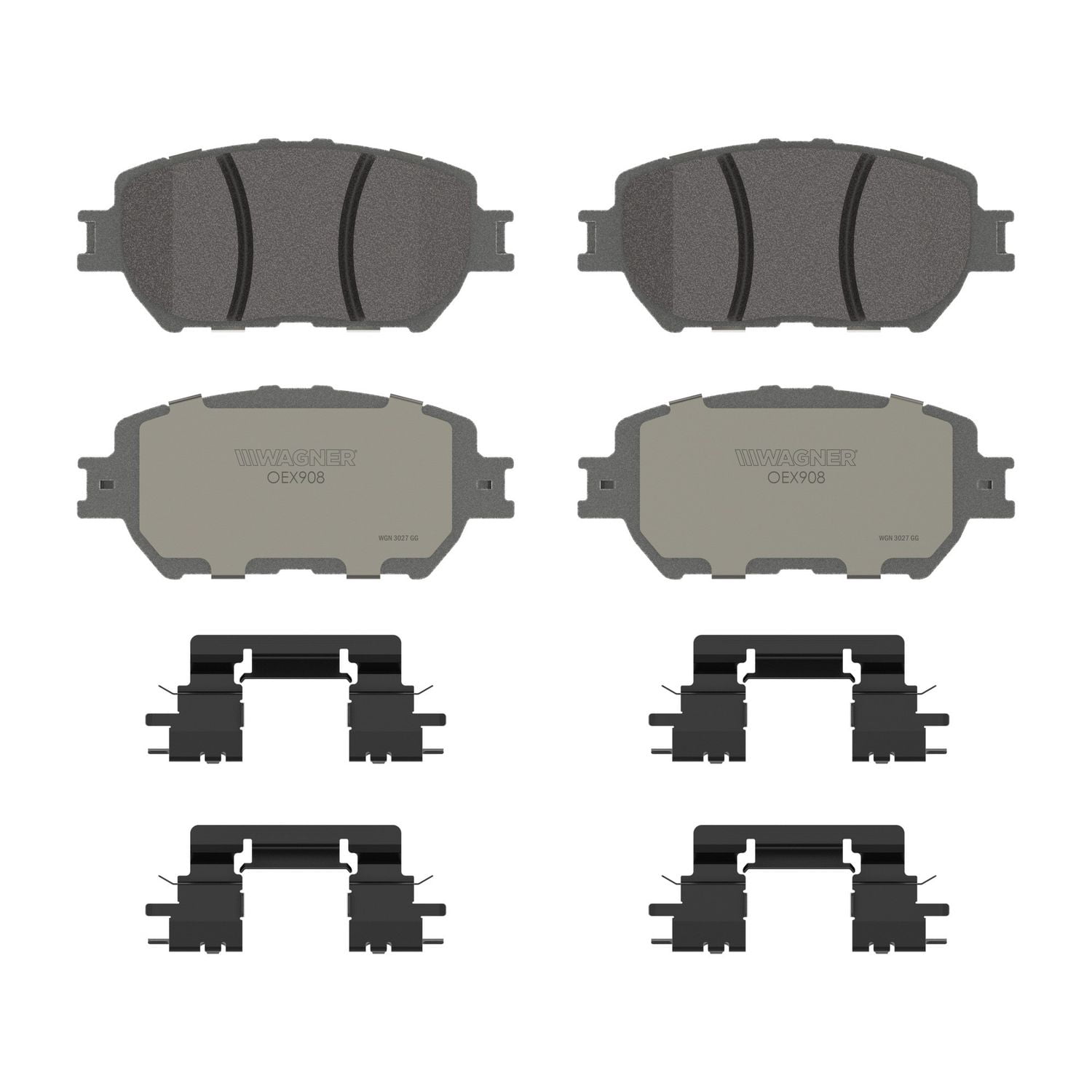 Disc Brake Pad Set Fits select: 2002-2006 TOYOTA CAMRY, 2009-2013 LEXUS IS