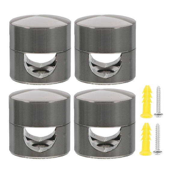 ROSENICE 4Pcs Electrical Cord Swag Hooks Square Aluminum Secure Connection for Pendant Lights Home Use