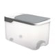 thumbnail image 3 of Rice Container Airtight Household Plastic Rice Bucket Gray 29 3X17 8Cm Moisture Proof Insect Proof Sealing 1Pcs, 3 of 3