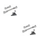 thumbnail image 2 of Vogacara Varilla de enlace Servo para coche con Control remoto 1/28, modificación de vehículos, varillas de conexión de dirección, Kit ensamblado, Plata 2piezas Vogacara CBP213543, 2 of 6