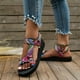 thumbnail image 4 of Zapatos planos de cuerda de cáñamo para mujer, sandalias de playa para exteriores, zapatillas informales que combinan con todo, sandalias de talla grande, verano 2023, 4 of 5