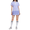 Lavender purple, variant on Women's 2 Piece Tennis Outfit, V Neck Short Sleeve Polo Shirt and High Waist Pleated Skirt Set, Golf Pickleball