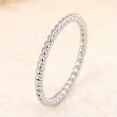 thumbnail image 2 of EOEMY Luxury Woman Twist Band 925 Silver Filled Wedding Party Sz 6-10-8, 2 of 5