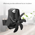 thumbnail image 3 of 7 Blade Heat Powered Stove Fan, Aluminium Alloy Pipe Fireplace Fan  For Home, 3 of 7