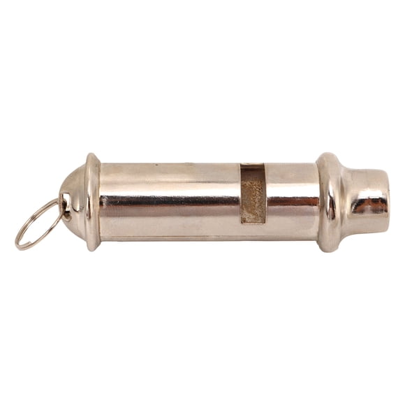Silbato de Emergencia, Silbato de Seguridad de Acero Metal inoxidable de color PLETADO CONDón para Abrenadores
