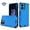 Blue, variant on For Boost Mobile Celero SC 5G (2024) Ultimate Hybrid Slim Dual Layer Armor Metallic Brush Texture Hard PC TPU Rubber Shockproof Cover ,Xpm Phone Case [ Silver ]