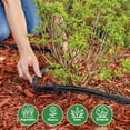 thumbnail image 4 of 25' Black Flat Weeper Soaker Hose for Garden Beds, Drip Irrigation Outdoor Hose, Flexible Garden Hose for Vegetable Gardens, Flower Beds, Lawns, and Orchards, 4 of 7