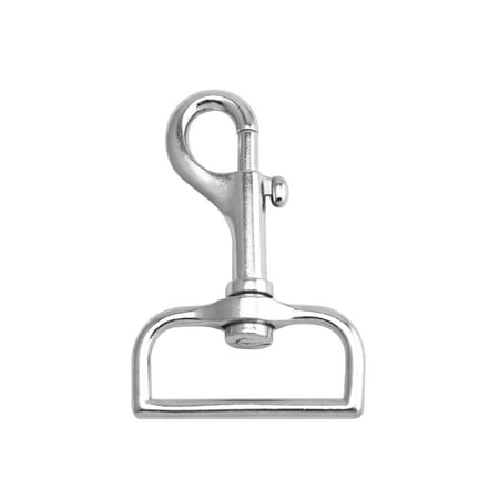 

Fenggtonqii Silvery 1.5 Inner Diameter D Ring Gun Buckle Large Lobster Clasps Swivel Snap Hooks Pack of 30