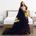 thumbnail image 5 of Rowan University Fleece Blanket, Very Soft Microfiber Flannel Blanket for Couch Warm and Cozy for All Seasons, 5 of 6