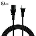 thumbnail image 3 of Aprelco UL Listed 6.6ft 2-Prong Power Cord Compatible with Cambridge Soundworks BassCube 851 C1PLY120 subwoofers, 3 of 5