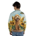 thumbnail image 5 of Goldendoodle Hello Summer Sunshine Sunflowers Spring Retro Vintage All Over Print 3D Baseball Jacket Doodle Dog Lover Gifts Idea Bomber Jacket Softball - 00008, 5 of 6