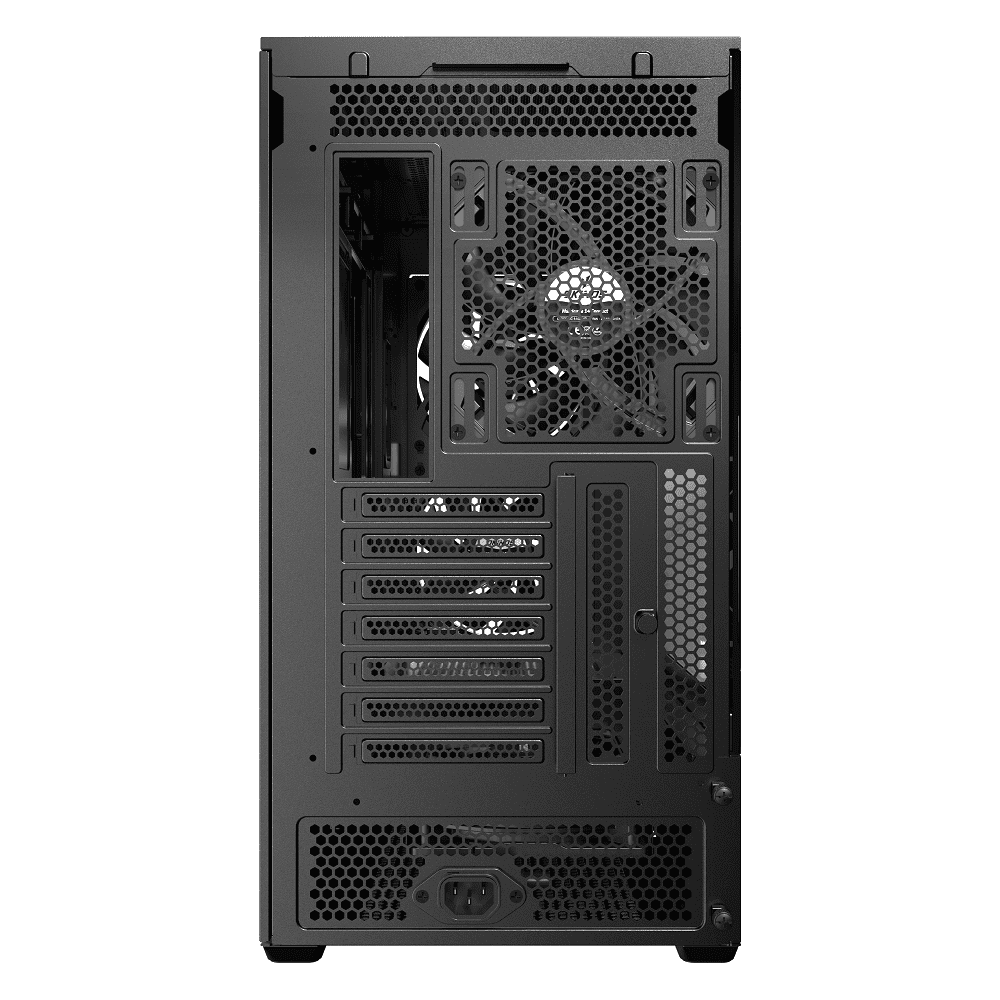 Okinos Air Cross, Genuine Walnut Wood ATX Case, 3x140mm PWM Fan & 2x120mm Reverse PWM Fan Pre-Installed