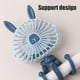 thumbnail image 5 of Mini ventilador portátil recargable por USB con trípode Flexible para cochecito de bebé, cama, escritorio, Camping y viajes, 5 of 10