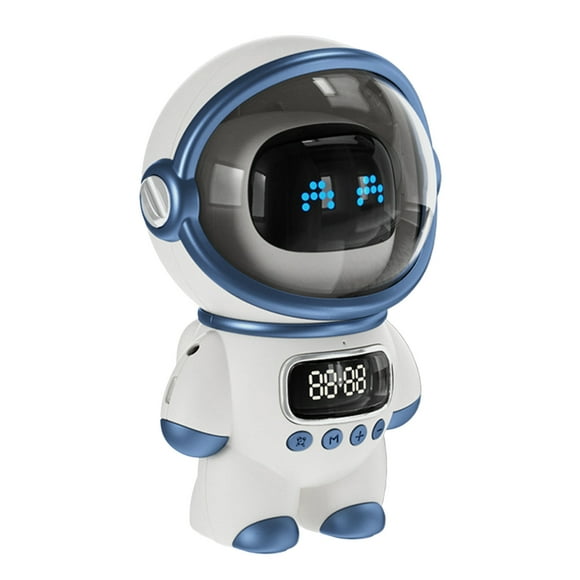 Haut-parleur Astronaute, Intercom Vocal IA Son Stéréo 5.1 Réveil Longue Autonomie Haut-Parleur pour Maison Bureau Fête