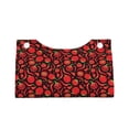 thumbnail image 4 of Naloa Tomatoes And Chili Print Leather Tissue Box Cover Rectangle | Long Tissue Box Cover | Tissue Box Holder | Tissue Holder for Bathroom, 4 of 9