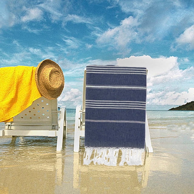 Fine Fiber Beach Towel, Lightweight & Compact Bath Towel, Sand-Proof Microfiber, Fast Drying Travel & Pool Towel, Multifunctional Beach Blanket, JKODE