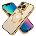 thumbnail image 4 of Étui de Protection Ultra-Mince et Belle pour iPhone 15 13 14 12 11 Pro Max 15 Plus, Adaptée pour la Charge Sans Fil Magsafe, Étui de Protection Électroplaquée Magnétique, 4 of 5