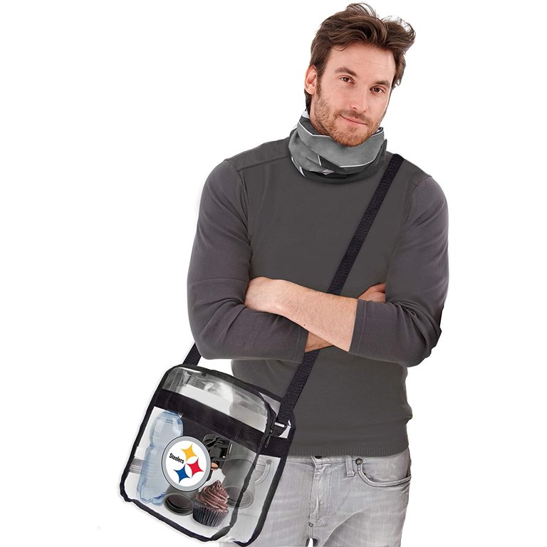 Pittsburgh Steelers NFL Clear Messenger Bag