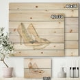 thumbnail image 3 of Designart 'Glamorous Black Diamond Stiletto Shoes III' Fashion Print on Natural Pine Wood, 3 of 3