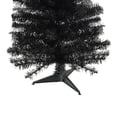 thumbnail image 5 of Northlight Slim Tinsel Artificial Halloween Tree - 4' - Black - Unlit, 5 of 8