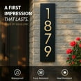 thumbnail image 2 of Mega Handles Outdoor House Numbers | Wall Mounted Numbers for Address | Heavy Duty Metal Numbers, 2 of 8