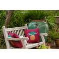 thumbnail image 5 of 20" x 20" Simply Daisy Summer Time Pineapple Indoor/Outdoor Pillow, Lipstick Pink Qty 1, 5 of 6