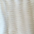 thumbnail image 2 of Plutus Off White Exotic Feather Faux Fur Luxury Throw Blanket, 2 of 3