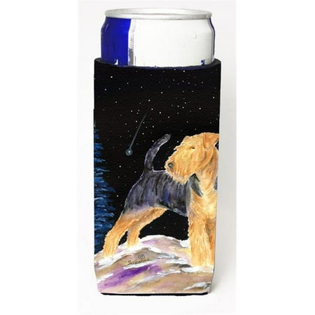 

Starry Night Welsh Terrier Michelob Ultra bottle sleeves For Slim Cans - 12 oz.