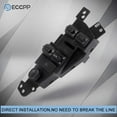 thumbnail image 2 of ECCPP Power Window Switch Fits for Chrysler 1999-2004 300M for Chrysler 1999-2001 LHS for Chrysler 2001-2004 Sebring 4 Door Sedan for Dodge 2001-2006 Stratus 4 Door Sedan, 2 of 7