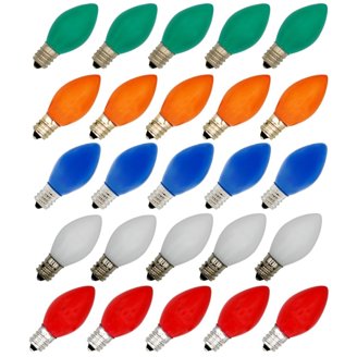 LED String Light Bulbs,Shatterproof Outdoor String S14 Light Bulb,Waterproof