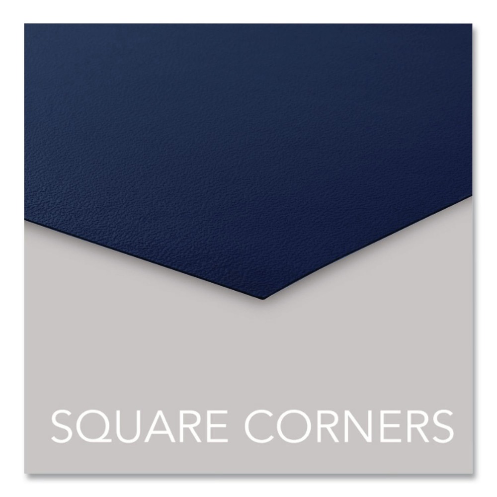 GBC Opaque Plastic Presentation Binding System Covers, 11 x 8 1/2, Navy, 50/Pack -GBC2514494